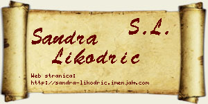 Sandra Likodrić vizit kartica